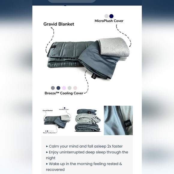 Weighted blanket 15 pounds - Picture 2 of 2